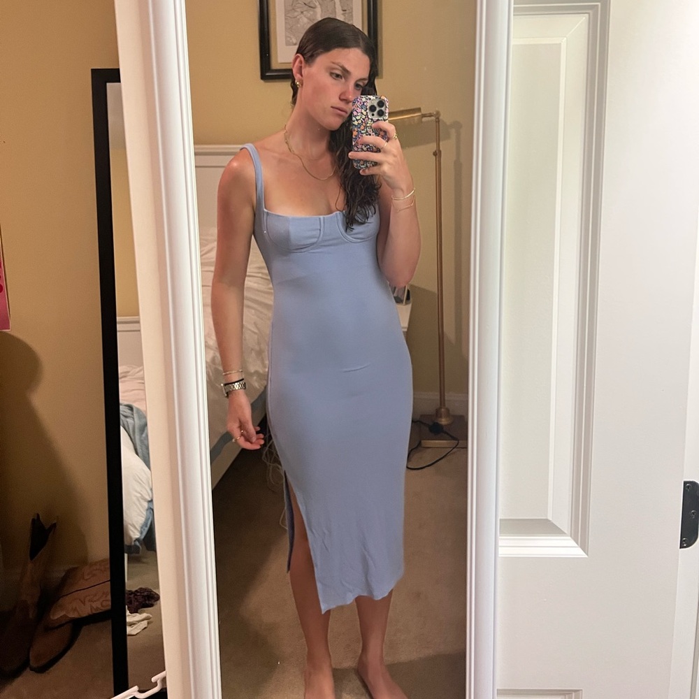 Princess Polly Blue Long Dress